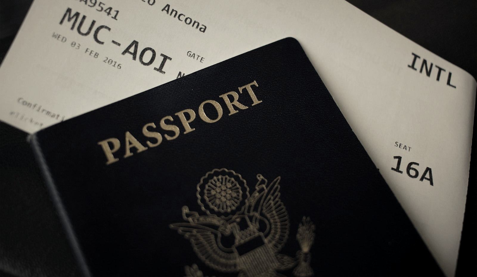 Passport and travel documents